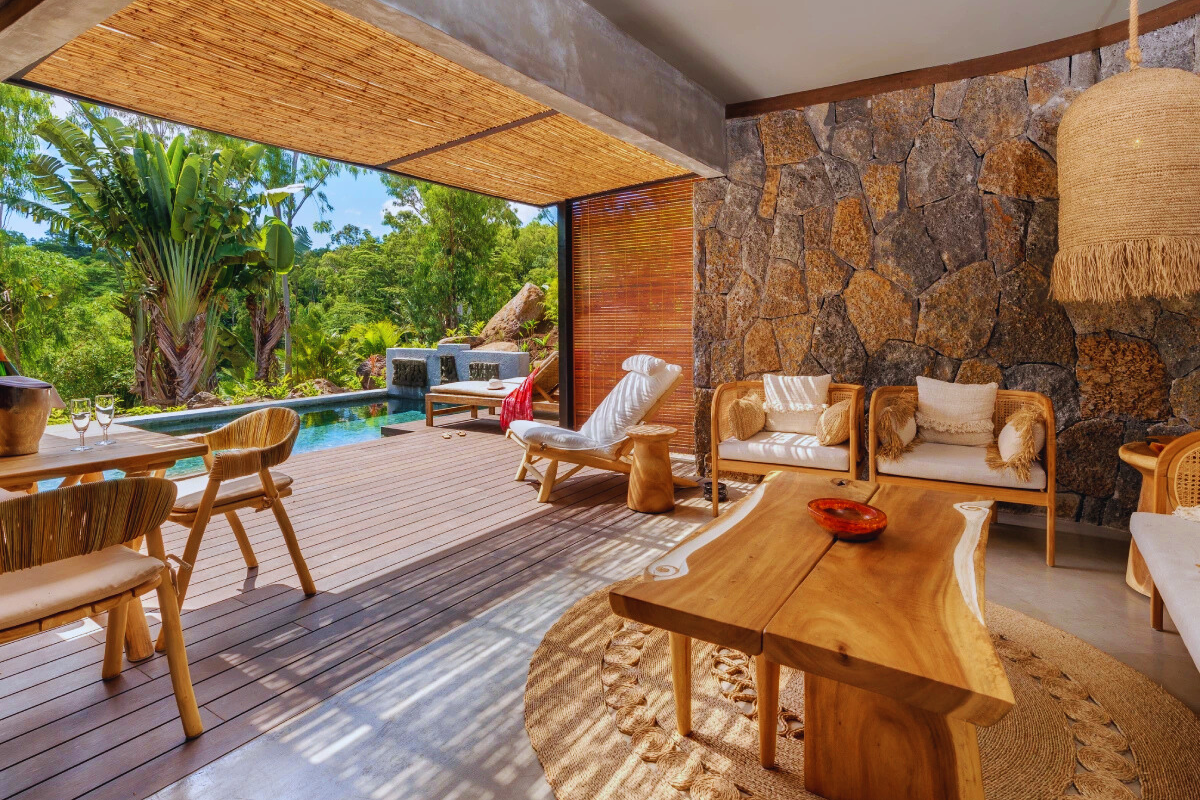 Lakaz chamarel private villa interior